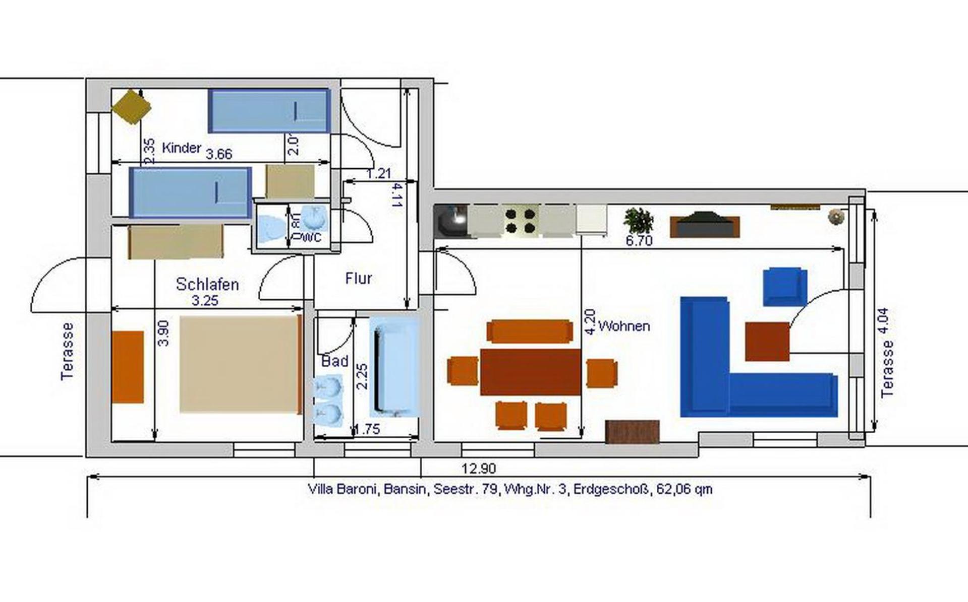 Schoene Ferienwohnung In Seebad Bansin 200M Vom Strand Heringsdorf  Eksteriør billede